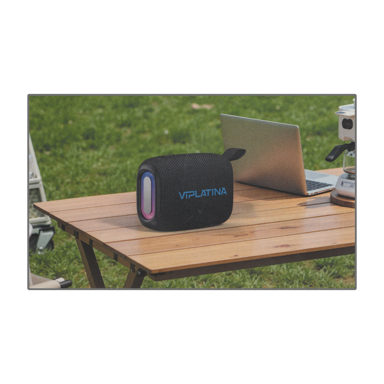 اسپیکر بی سیم ضدآب VIPLATINA مدل VSW08 5W - مشکی (گارانتی 18 ماه تعویض نیکان همراه)